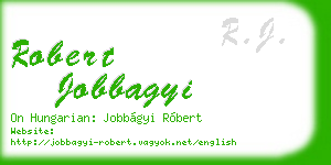 robert jobbagyi business card